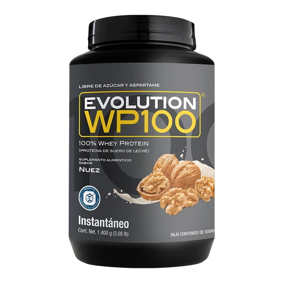 Proteína suero de leche WP100 sabor Nuez