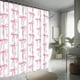 thumbnail image 2 of Cortina de ducha Wirfray Bows rosa impermeable para niñas 180 x 180 cm, 2 of 9