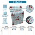 thumbnail image 6 of 4th of July Table Runner 70 Inches, Independence Day Pink Floral Blue Striped Bed Runner Dresser Scarves Tabletop for Indoor Outdoor Parties/Ceremony/Banquet, 13" x 70", 6 of 9