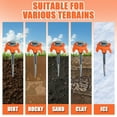 thumbnail image 3 of 4/8pcs Glowing Tent Nail With Threaded Heavy Duty Windproof Ground Nail Outdoor Equipment, 3 of 5
