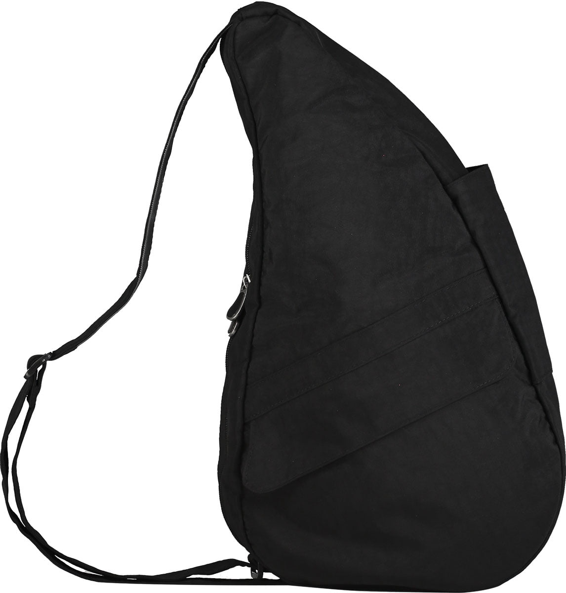 AmeriBag 19" Nylon Crossbody Sling Healthy Back Bag (Black)