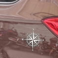 thumbnail image 2 of Car Sticker, Art Design Vinyl Compass Car Sticker Decals White 15.5cmx15.5cm, 2 of 5