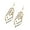 Golden, variant on Grandest Birch Earrings Multi-layer Exquisite Alloy Hook Earrings Jewelry Gift for Party Alloy Silver