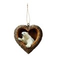 thumbnail image 1 of Adornos navideños de animales del bosque, adornos acrílicos 2D de zorros, águilas y pájaros, colgantes del bosque para decorar el árbol de Navidad y fiestas en casa, 1 of 7