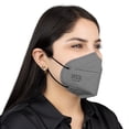 thumbnail image 2 of Mascarilla Desechable de 3 capas Máscara de Polvo para Adultos Transpirable Color Gris (10 Piezas) Lutema M93I, 2 of 6