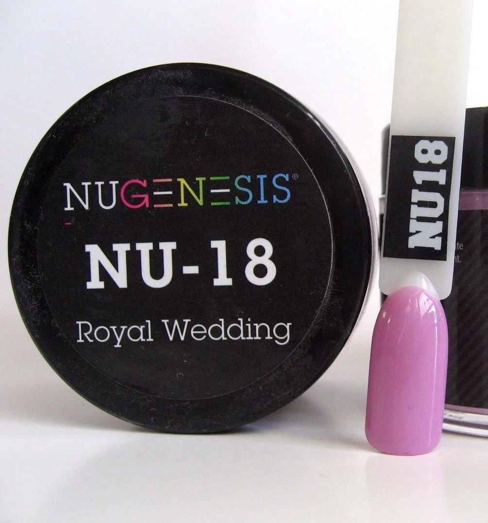 NUGENESIS Nail Color Dip Dipping Powder 1oz/jar - NU18 Royal Wedding
