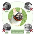 thumbnail image 4 of Pet Dog Mesh Muzzles French Bulldog Breathable Adjustable Anti-bite Anti-barking Mouth Cover Protective Cover, 4 of 9