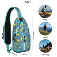 thumbnail image 5 of Crossbody Sling Backpack for Women Men Shark 1 Shoulder Sling Crossbody Casual Chest Bag for Travel Sports Running Hiking, 5 of 5