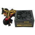 thumbnail image 2 of PC Mining Power, Intelligent Temperature Control Circuit Aluminum Alloy 2000W Mining Power Supply  for Desktop PC, 2 of 7