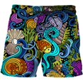 thumbnail image 1 of Pantalones cortos de playa con estampado de patrón abstracto para hombre, Bermudas de secado rápido, bañadores de Surf, divertidos, Verano Fivean unisex, 1 of 2