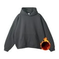 thumbnail image 2 of Oversized Hoodie Sweatshirts for Men Couples Heavyweight Hoodies Pullover Vintage Mens Acid Wash Sweaters Clothes 2025, 2 of 8