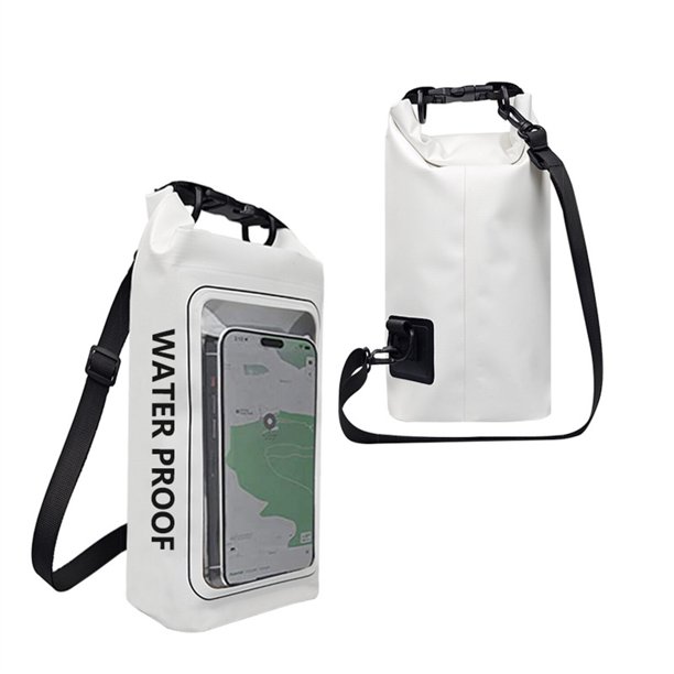 Bolsos impermeables de la pantalla táctil del bolso seco 2L para la deriva del trekking
