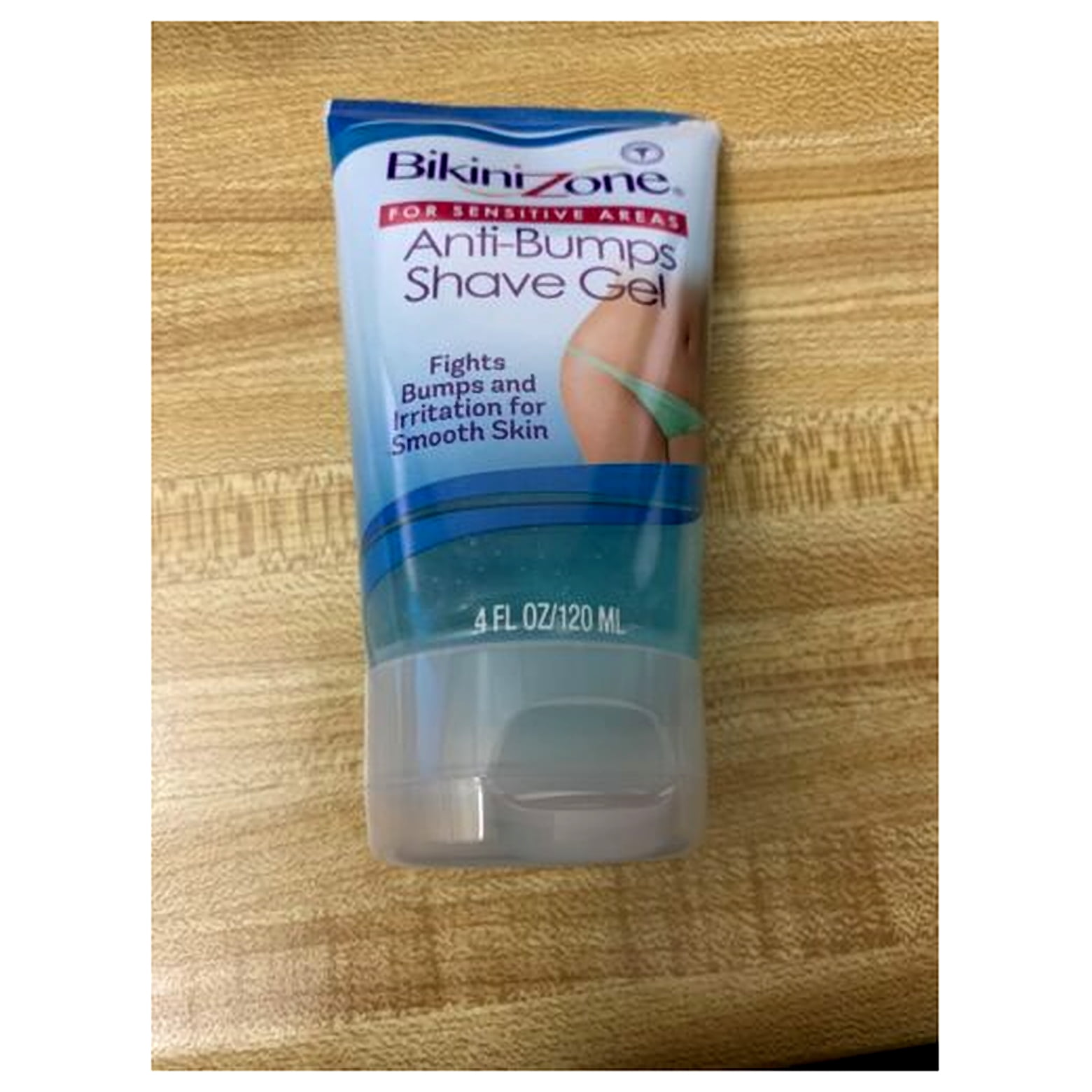 Bikini Zone Anti-Bumps Shave Gel for Bikini Area 4 Fl. Oz.