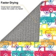 thumbnail image 6 of Honeii Colorful Car for Dish Drying Mat for Kitchen Counter, Non-slip Rubber Backed, Hide Stain Kitchen Super Absorbent Draining Mat, Dish Rack Pad, 6 of 8