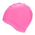 thumbnail image 1 of Uxcell Gorro de Natación de Silicona 1-Pack para Mujeres y Hombres, Gorro de Natación Impermeable No Deslizante Duradero [Rosa], 1 of 6