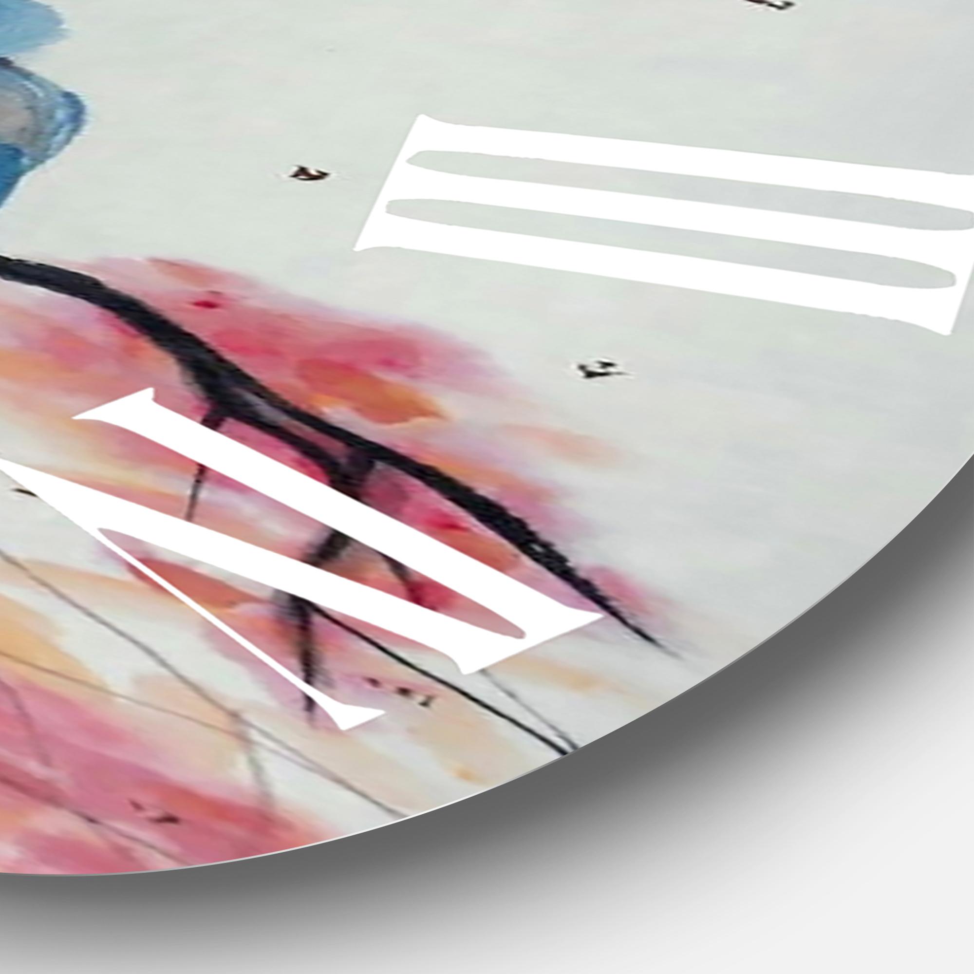 Designart 1 in Quartz Traditional Wall Clock