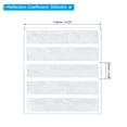 thumbnail image 2 of Uxcell 20 Pcs 5x1 Inch Reflective Adhesive Sticker for Backpacks Bicycles, White, 2 of 6