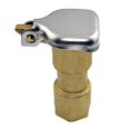 thumbnail image 2 of LOVIVER Copper Water Intake Hose Pipe Connectors Gardening valve body, 2 of 8