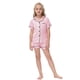thumbnail image 2 of Conjunto de cárdigan de verano con pantalones cortos Ropa de hogar para niños Conjunto de pijamas de manga corta para niños y niñas, 2 of 6