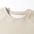thumbnail image 6 of gbyLJF Crewneck Sweatshirts for Men Solid Color Long Sleeve Casual Hoodie Midweight Hoodless Pullover Tops, 6 of 8