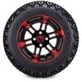 thumbnail image 2 of 12" MODZ® Aftershock Golf Cart Wheels and All Terrain Tires + Lift Kit Combo, 2 of 3