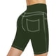 thumbnail image 3 of Pantalones de Yoga con Bolsillos Traseros para Mujeres Pantalones Cortos Elásticos de Secado de Color Sólido, Pantalones Cortos de Yoga de Fitness Y Deportes, 3 of 6