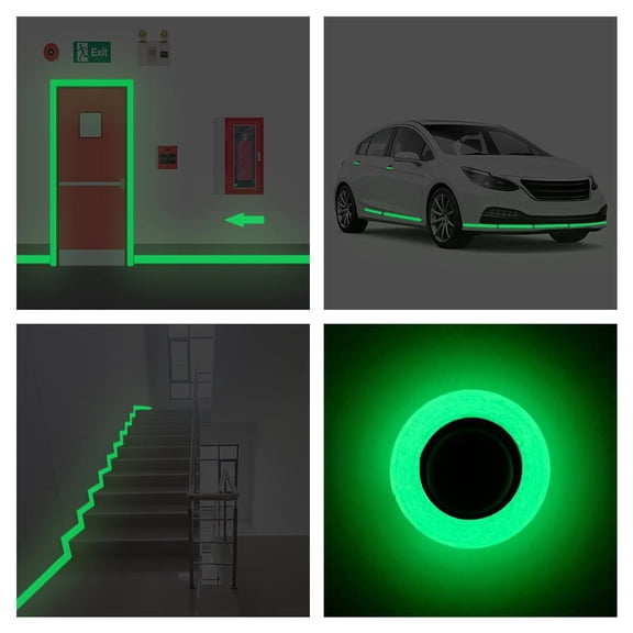 Glow in the Dark Strip Sticker, 118 Inch Green Luminous Tape, Creates Soft Nighttime Ambiance for Bedroom or Kids Room