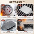 thumbnail image 5 of Bristle Free Grill Brush, Safe BBQ Cleaner with Stainless Steel Scraper for Outdoor Grill, 5 of 7