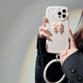 thumbnail image 1 of Suitable for iPhone XR mobile case liquid silicone strap, removable wrist strap shock proof soft cover, 1 of 2