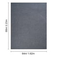 thumbnail image 3 of KFFKFF Wool Blanket, 3.7LBS Comfortable Stadium Cover, Warm and Washable, Large Blanket 64" x 88",  Blanket for Camping, Outdoors, Indoor, Grey, 3 of 9