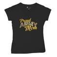 thumbnail image 5 of Proud Army Mom Women's V-Neck T-shirt US Military Family Pride Veteran Patriotic Armed Forces Mother's Day Licensed Tee, 5 of 7