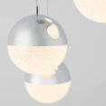 thumbnail image 2 of Artika Sparkle 5-Light LED Pendant Light Fixture, Chrome, 2 of 5