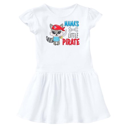 

Inktastic Mama s Little Pirate Cute Raccoon with Sword Gift Toddler Girl Dress