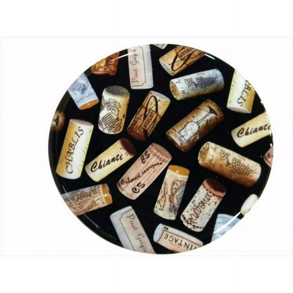 Andreas JO-270 Corks Round Silicone Mat Jar Opener - Pack of 3 trivets