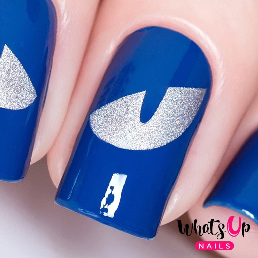 Whats Up Nails - Cat Eyes Vinyl Stencils Nail Art Design - Walmart.com