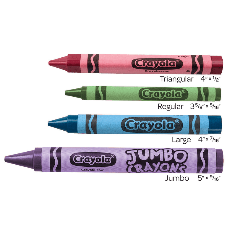 Crayola Jumbo Crayons, Set of 16, Assorted Colors