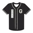 thumbnail image 2 of Gryffin Katakana Jersey Baseball Jacket Shirts Short Sleeve Black Tee Women Men Streetwear Tops, 2 of 4