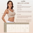 thumbnail image 4 of Coobie Women's Seamless Full Coverage Comfort Bra 9060,Floral Nude,X-Large Size, 4 of 8