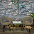 thumbnail image 2 of Dundee Deco 3D Wall Panels Brick Effect - Cladding, Multicolored Stone Look Wall Paneling, Styrofoam Facing for Living Room, Kitchen, Bathroom, Balcony, Bedroom, SAMPLE, Size 10 x 10 in., 2 of 8