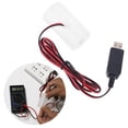 thumbnail image 2 of 1.5V 3V 4.5V 6V LR20 D Cell Battery Eliminator USB Power Adapter Replacement, 2 of 15