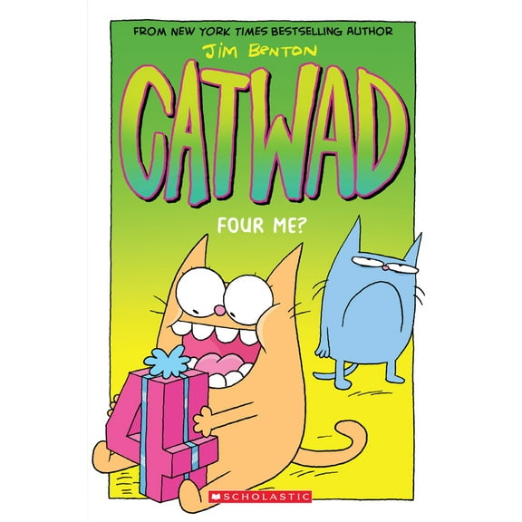 Pre-Owned Four Me? a Graphic Novel (Catwad #4): Volume 4 (Paperback) 1338670891 9781338670899
