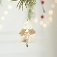 thumbnail image 6 of Wooden Christmas Tree Hanging Decorations, Natural Wood Ornaments Set, Holiday Scene Decor, for Home, Office, Gift, Various Shapes, 6 of 6