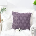 thumbnail image 5 of Funda de almohada bordada con forma de diamante, cojín de cintura de felpa, funda de almohada para sofá, 2 uds., 5 of 5