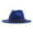 Blue, variant on Wide Brim Fedora Hat for Women Western Cowgirl Hats Panama Rancher Hat