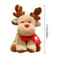 thumbnail image 3 of Fufafayo under $5 Reindeer Stuffed Plush Toy, 11.81 In Christmas Elk Stuffed Animal Toys Animal Stuffed Plush Dolls Gift for Christmas Party Birthday, 3 of 6