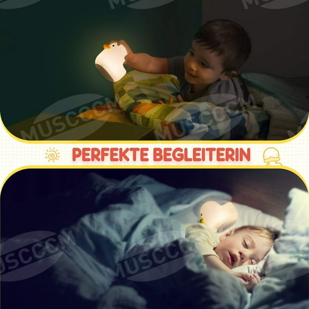 Lampe Tactile, Lampe de Chevet Lampe de Nuit, Rechargeable LED Enfants /  Bébé Lampe de Nuit pour Chambre à Coucher 