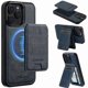 thumbnail image 1 of LC.IMEEKE L3 For iPhone 15 Pro Magnetic Case Detachable Card Holder Leather TPU Mobile Cover - Blue, 1 of 5
