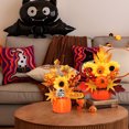 thumbnail image 1 of Decoración de mesa de árbol de calabaza de Halloween | Centro de mesa de calabaza artificial | Decoración del hogar de otoño de Acción de Gracias | Arreglo de bayas y hojas falsas | 12.6x11in | 1, 1 of 6