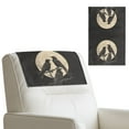 thumbnail image 2 of Xoenoiee Raven Moon Print PU Leather Headrest Protector for Recline Chair Universal Sofa Head Rest Protector Water Resistant Furniture Slipcovers Chair Headrest Cover, 1 Pack, 2 of 7