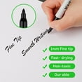 thumbnail image 3 of fafa-Permanent Markers,110Packs Black Permanent Marker,Fine Point,Waterproof, Smooth WritingQuick Drying Permanent Markers,Suitable For Glass, Cartons, Ceramics Plastic And Other Office Scenes, 3 of 4